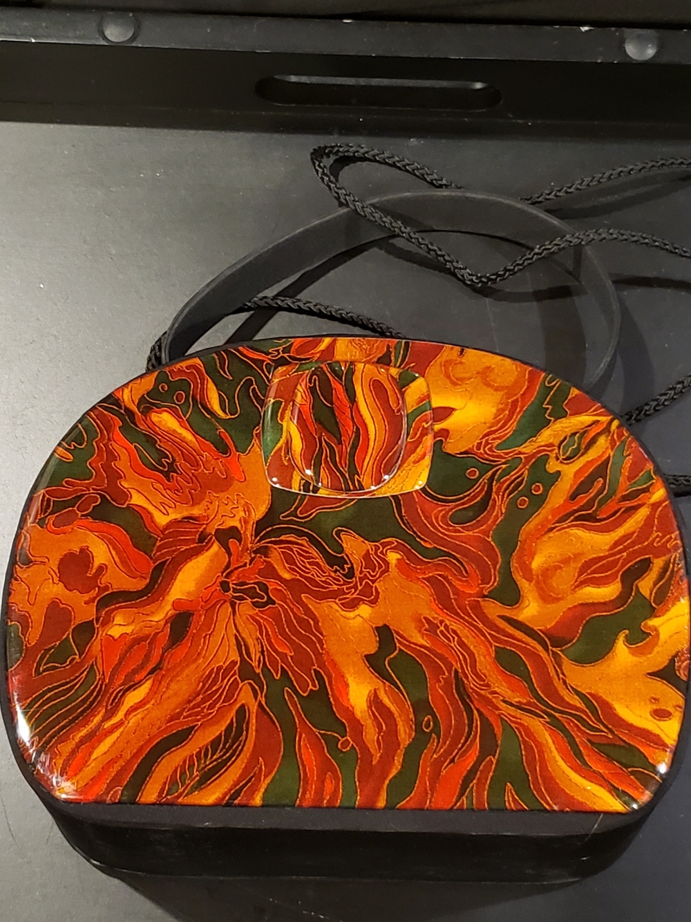 Angela Frascone Vintage Resin Art Purse